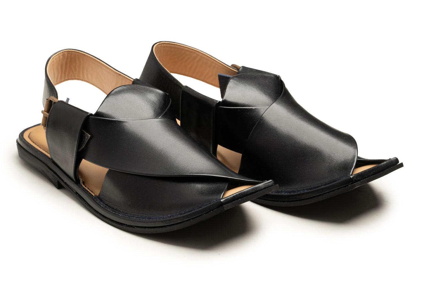 Cut Shaped Saplay - Jet Black