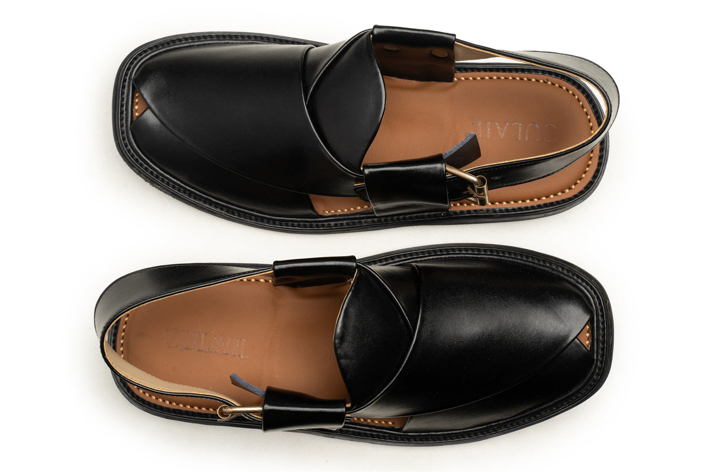 Round Shaped Saplay - Jet Black