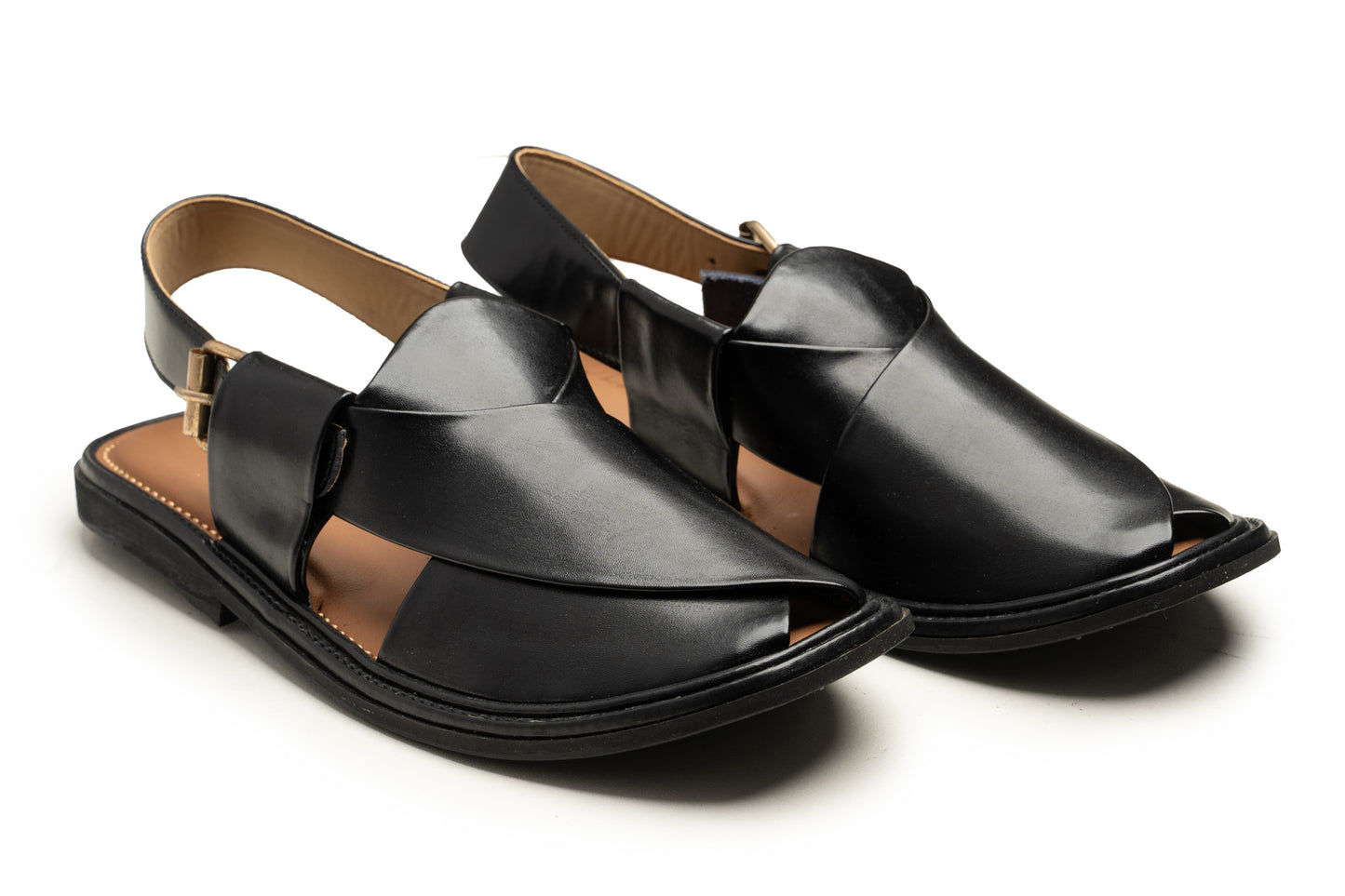 Round Shaped Saplay - Jet Black