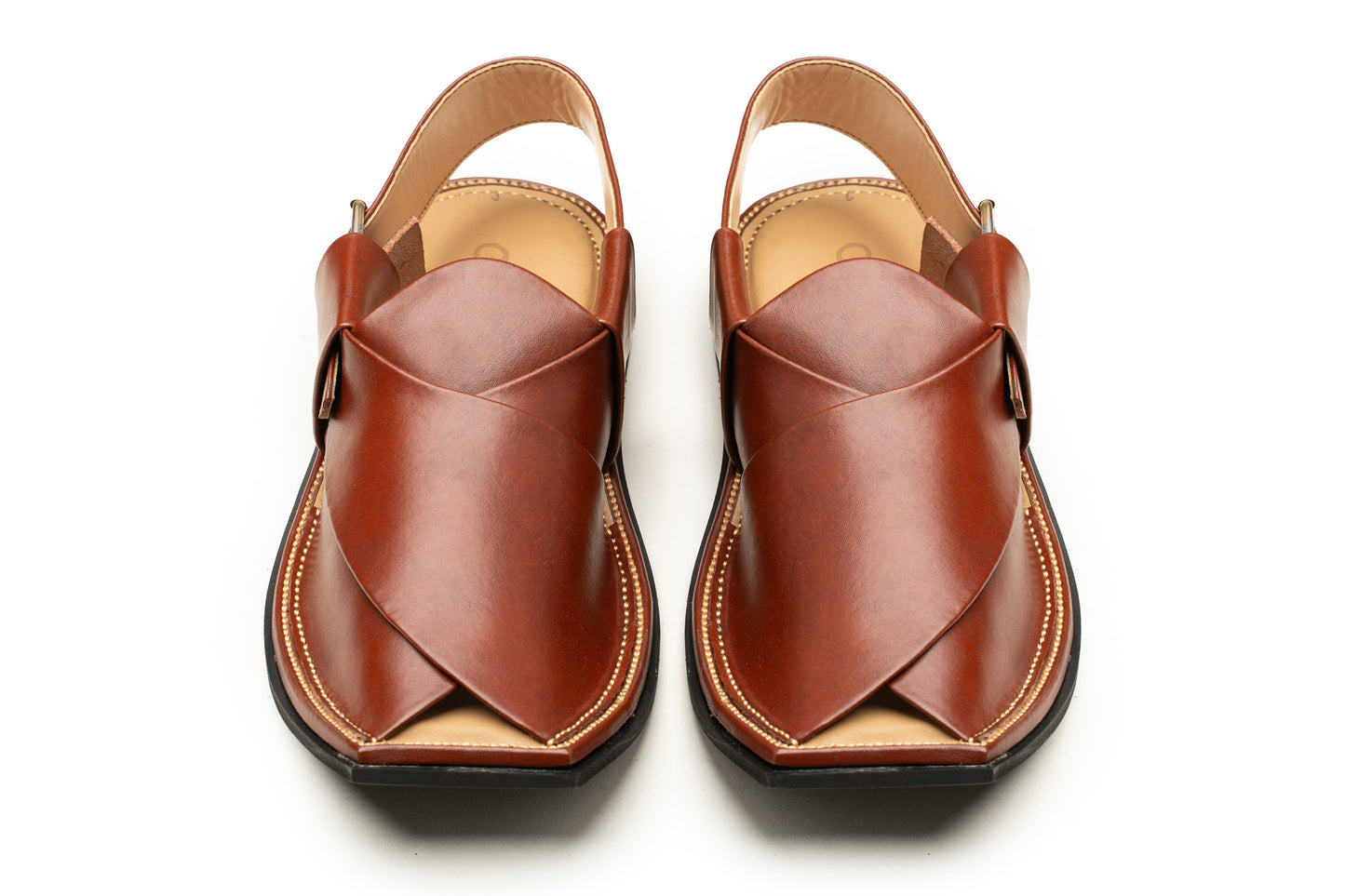 Cut Shaped Saplay - Brown