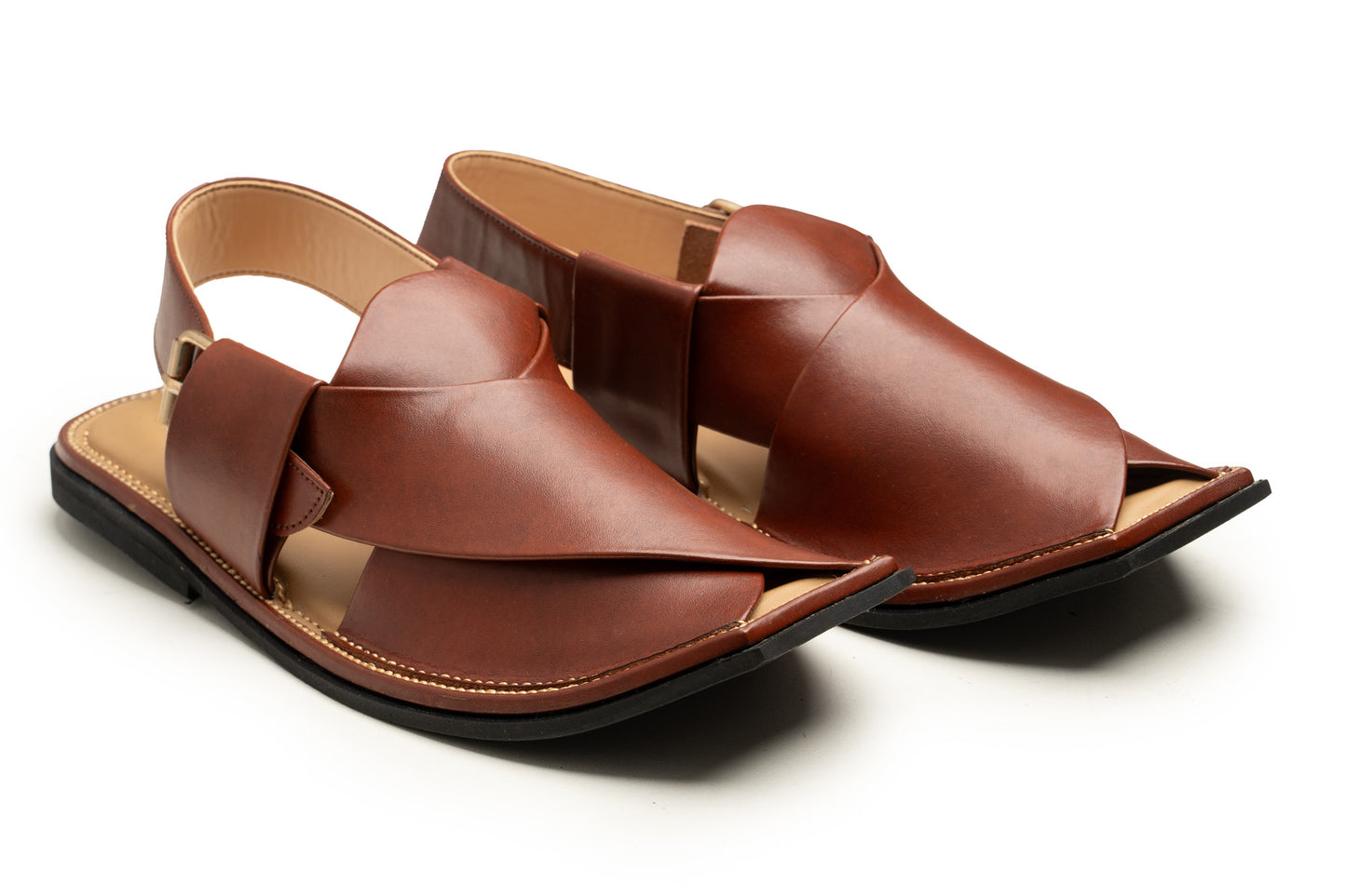 Cut Shaped Saplay - Brown